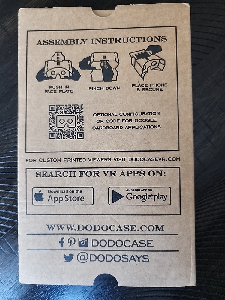 Dodo Case Vr P2 Popup Viewer Compatible with Android Or Iphone