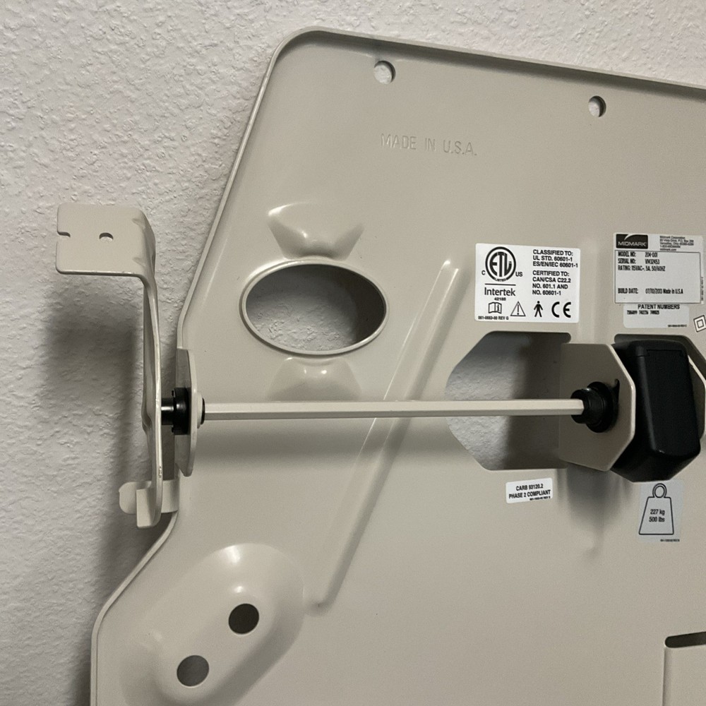 Midmark Ritter 204 Backrest For Table
