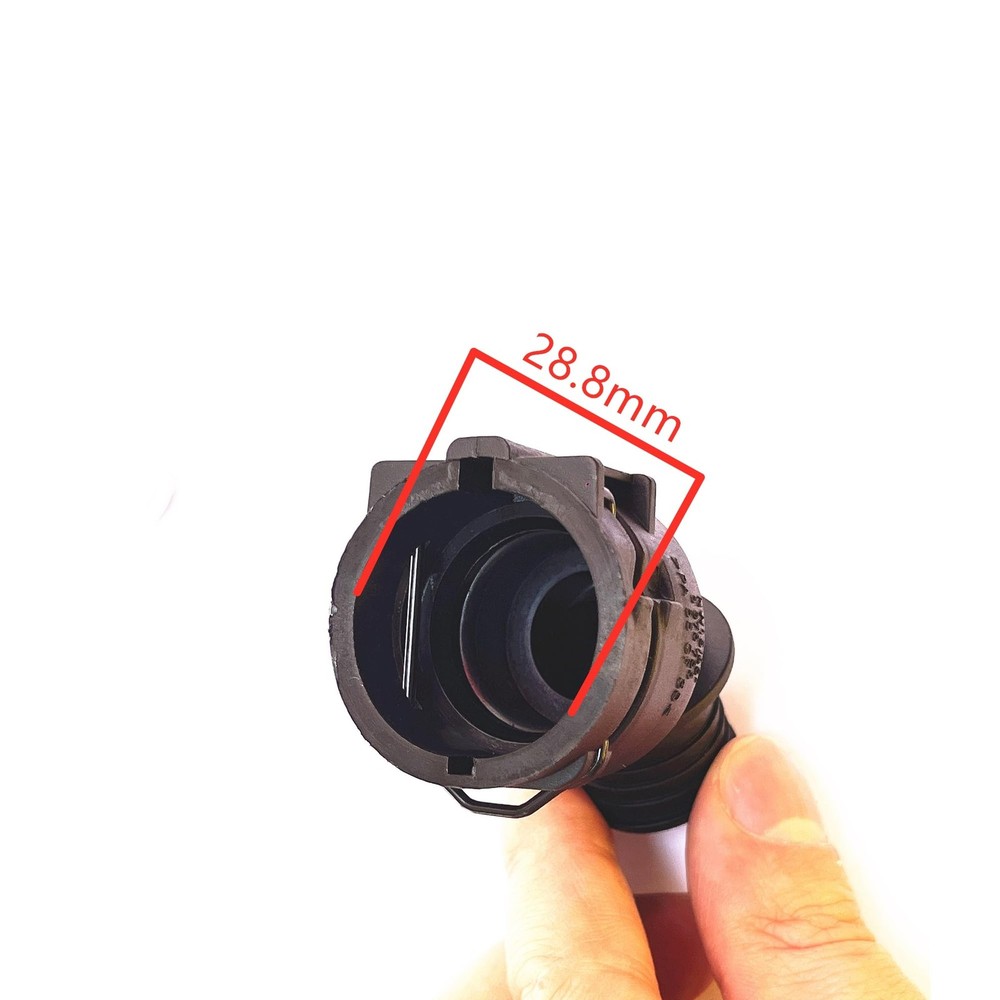 6978788,NW16,45°,Coolant Hose Connector Adapter,Radiator Pipe 22mm, Black