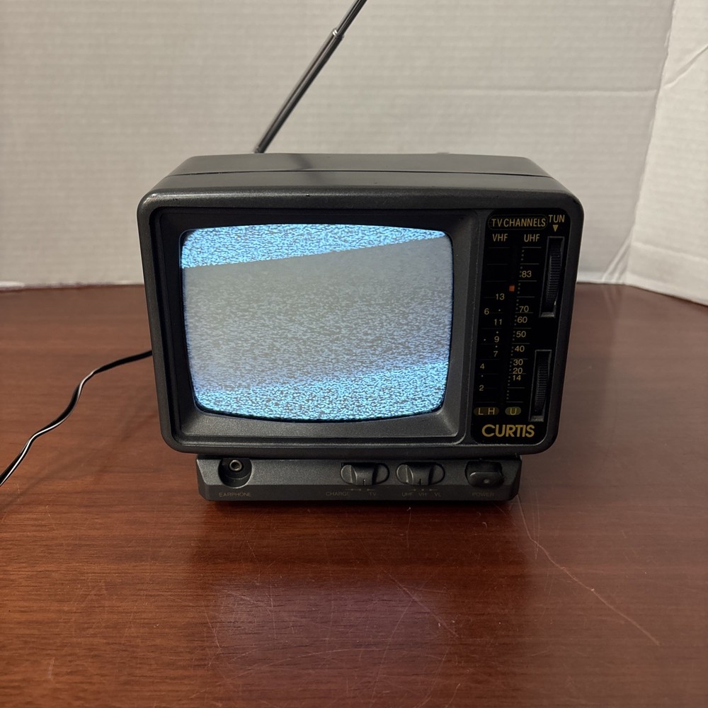 Curtis 5” Black & White TV RT055 ***Working