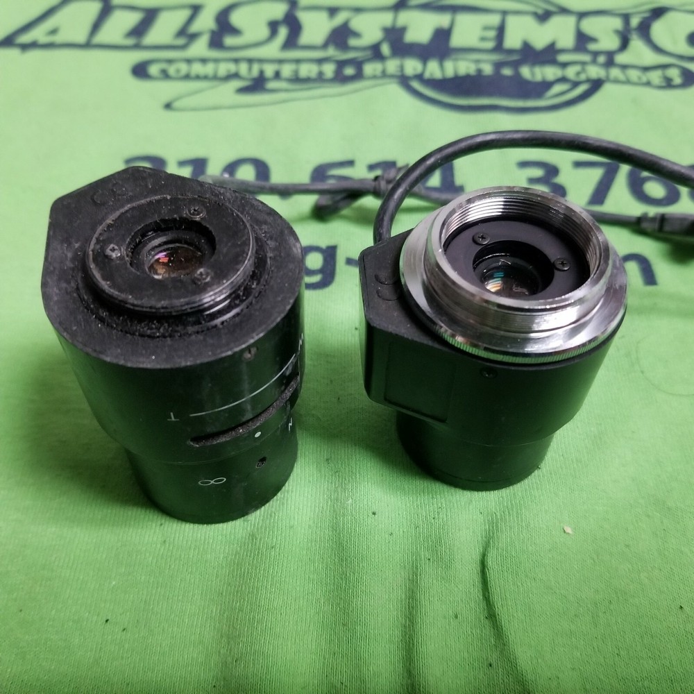 LOT OF 17 SECURITY CAMERA LENSES - UNTESTED - SEE COMPLETE LIST