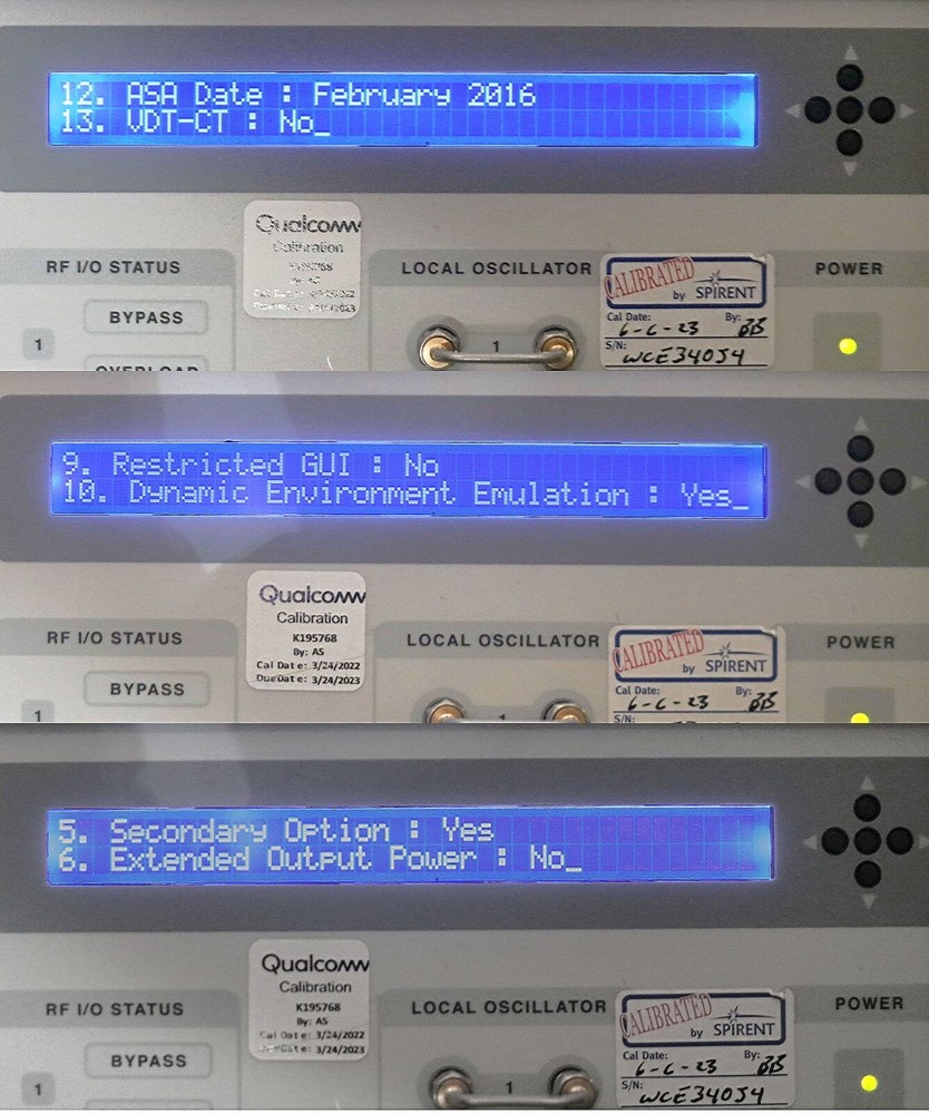 Spirent SR5500M Wireless Channel EmulatorP