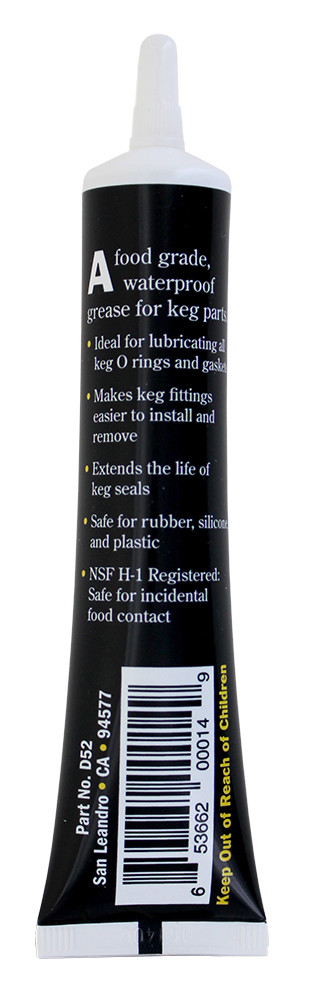 O-Ring Gasket Set with Keg Lube