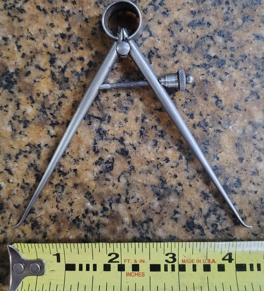 🗽VINTAGE 4" FINE POINT ID CALIPER
