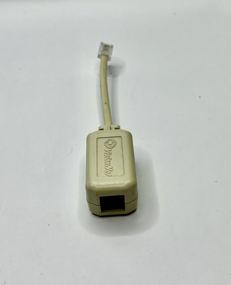 VisionNet Single In-line DSL Noise Phone Jack Plug Cord Eliminates Interference