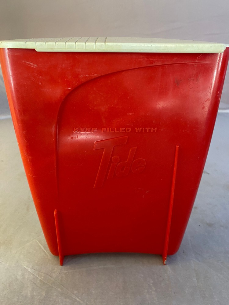 Vintage TIDE Laundry Detergent Collectable Red Container