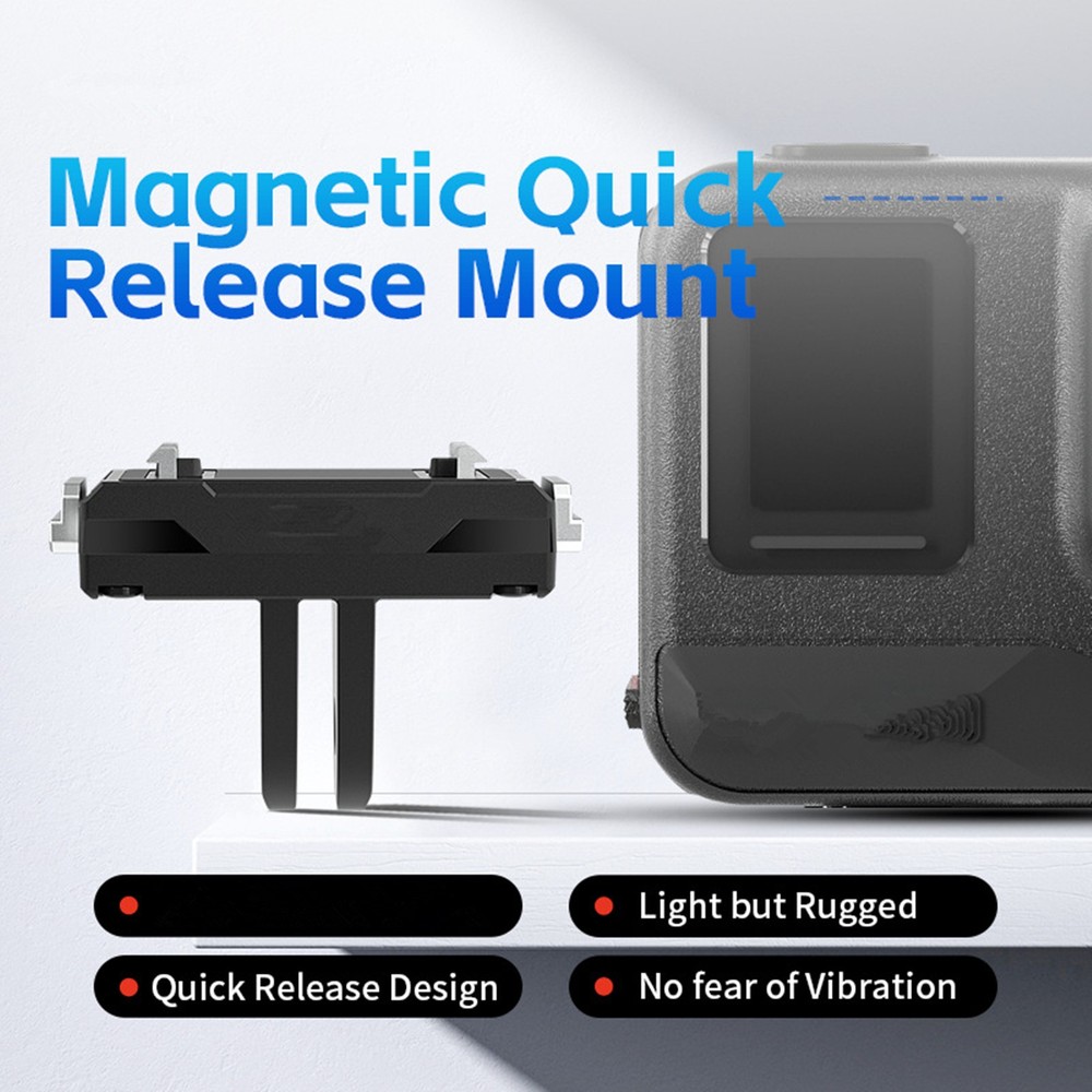 For Insta360 Ace Pro/Ace Magnetic Quick Release Base ABS Camera Base ABS+Metal