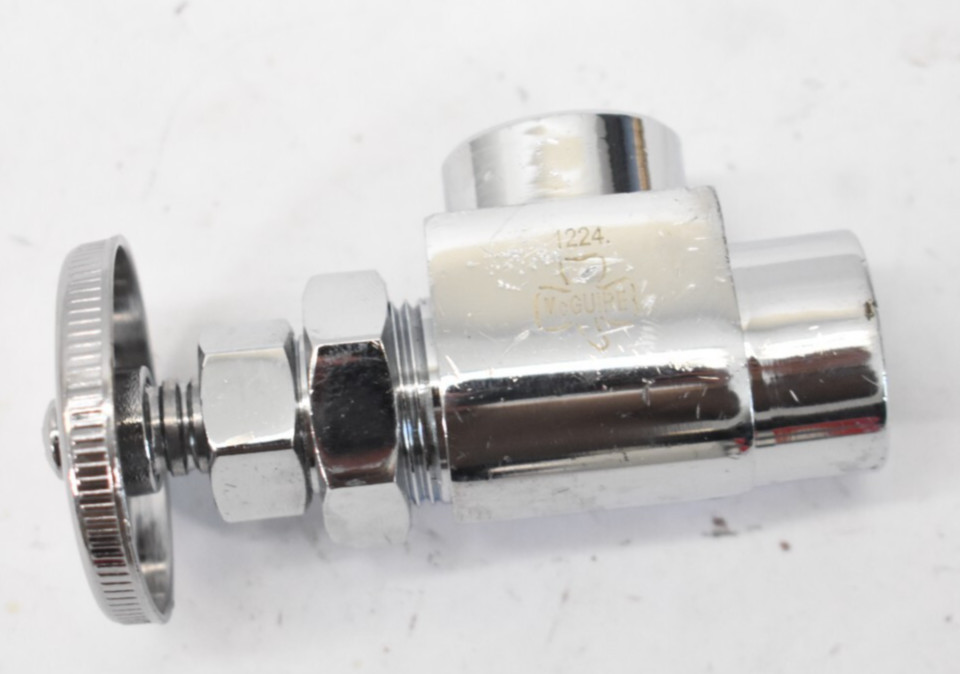 McGuire 1224 Water Valve Chrome Finish Replacement Threaded Fitting Tool