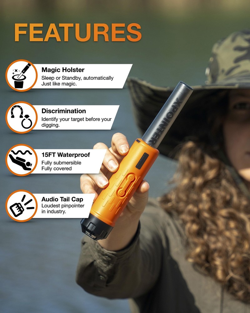 New Xpointer Max with Magic Holster pinpointer discrimating pinpointer Waterp...