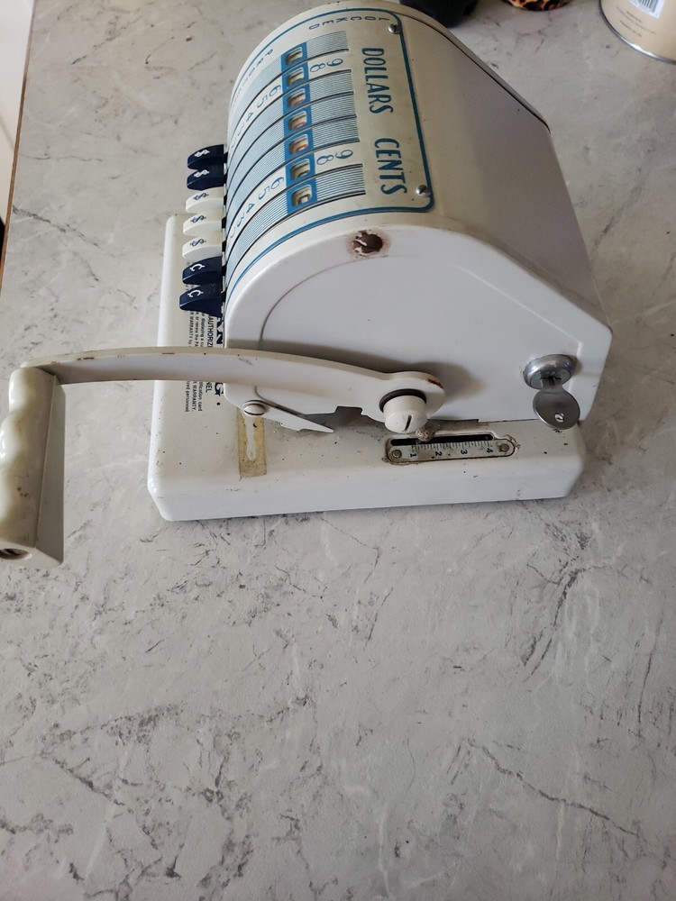 Vintage Paymaster Counting Adding Machine Series X-550