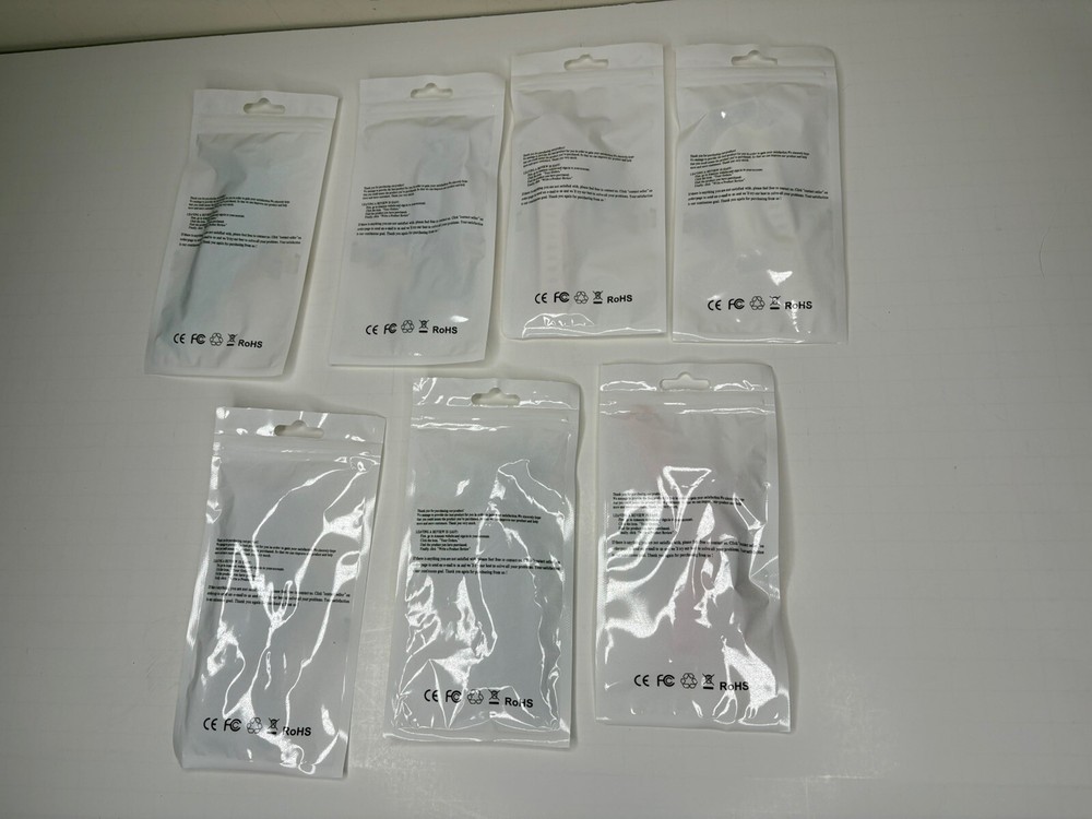 Fitbit Compatible Replacement Silicone Tracker Watch Bands Size Large Set Of 7