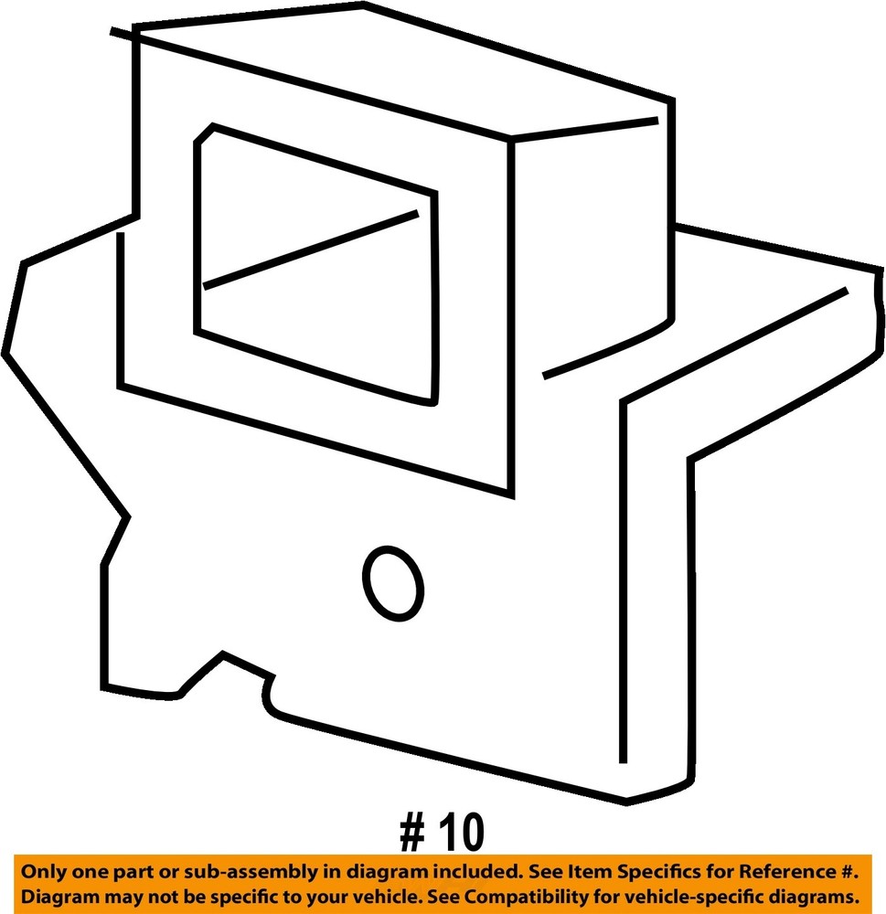 GM OEM Front Bumper Grille Grill-Lower Support Left 23324603