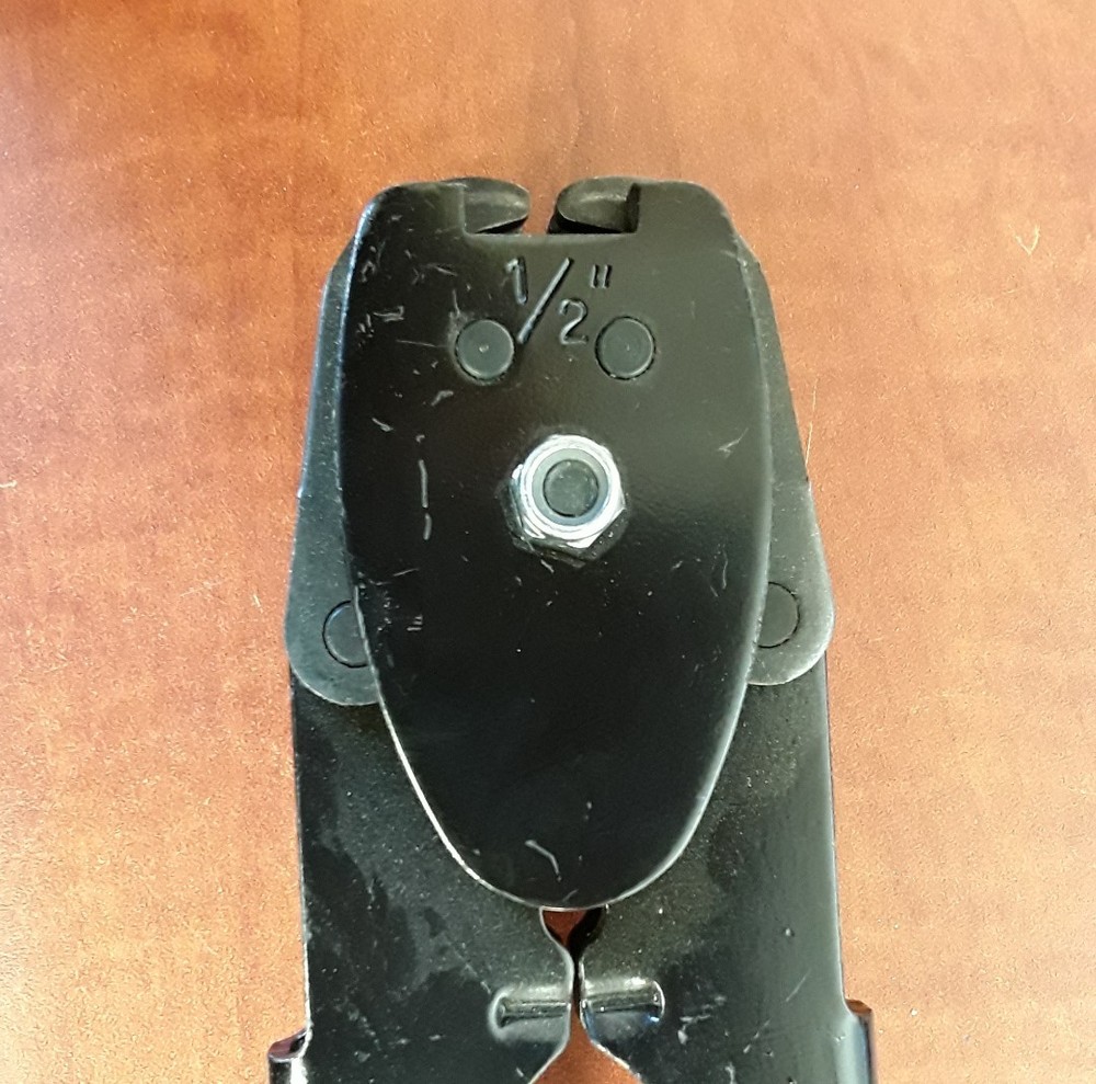 Uline 1/2" Poly Deluxe Crimper tools