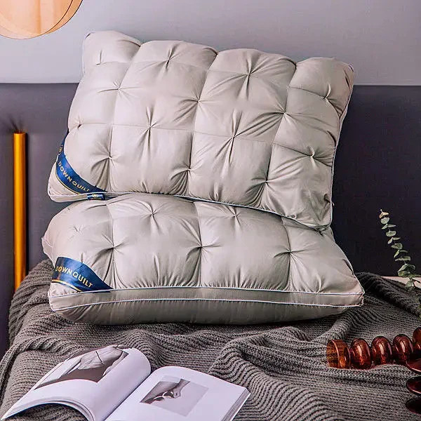 2-Piece Sleep Pillow Set, Soft Supportive Bed Pillows, Suitable for Back.