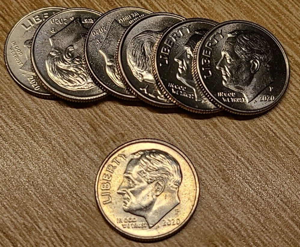 2020 P Roosevelt Dime Clad ** ON HAND **