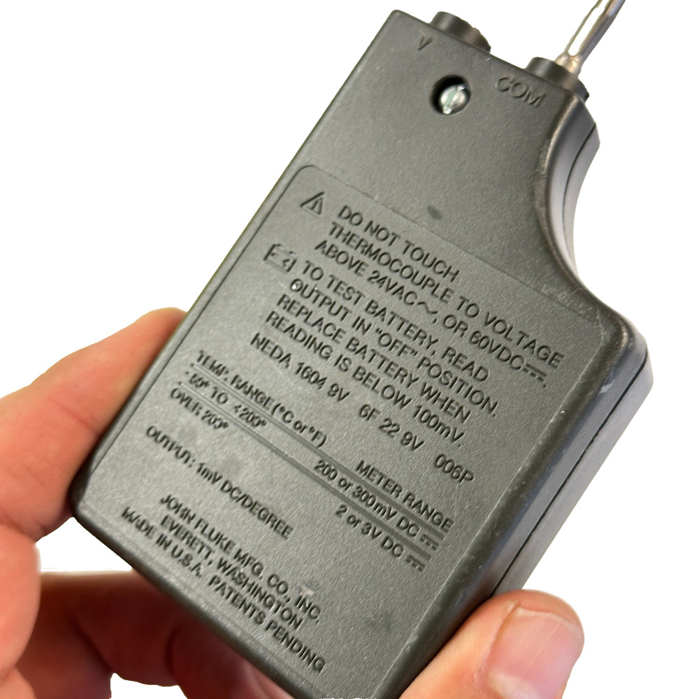 Fluke 80TK Thermocouple Module K-Type Temperature Converter for Multimeter