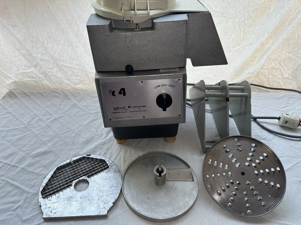 Robot Coupe R4 Food Processor With Multiple Blade Attachment 3 Phase 220v