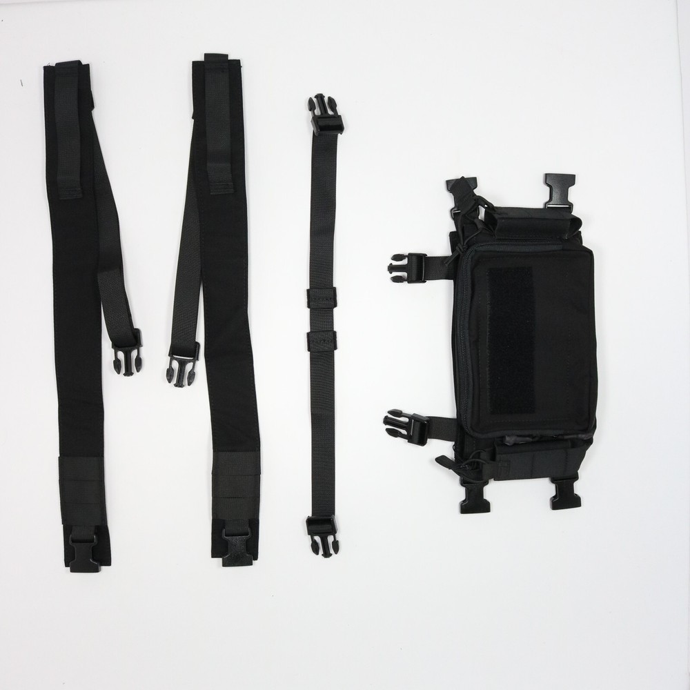 D3CRM Style Tactical Chest Rig - Black