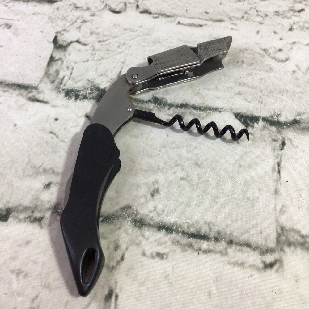 Corkscrew Pocket Bottle Opener Utility Tool Barware Bartender Gadget