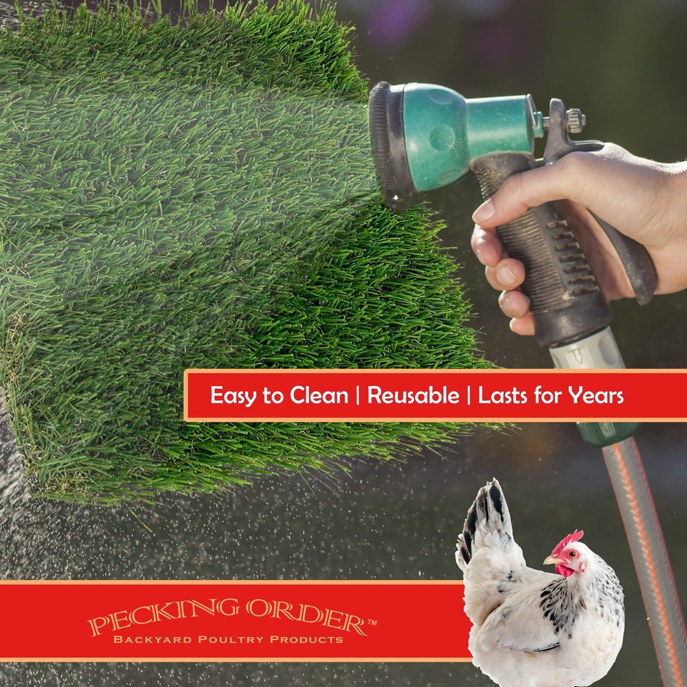 Pecking Order Nest Box Turf - 3 Pack, Green