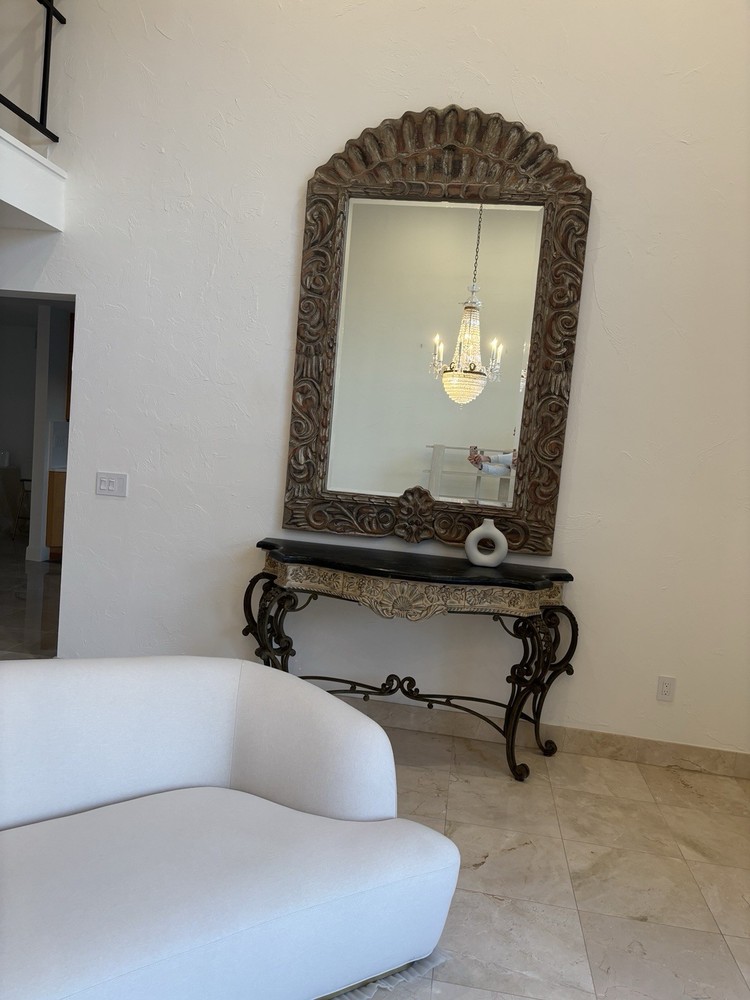 Wall Mirror 80 By 54”. Ornate Frame