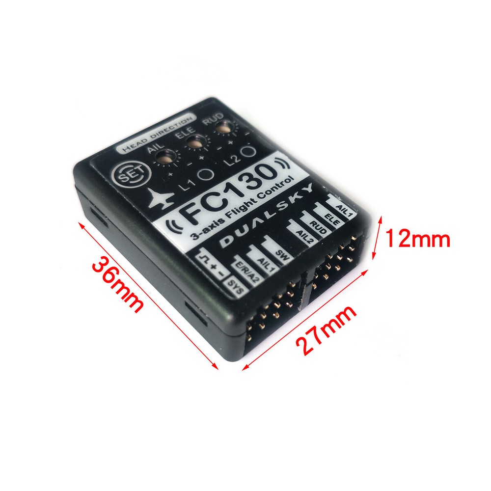 FC130 Mems 3-Axis Gyro Flight Control for RC Aircraft 3D Stability 3 Wing Types
