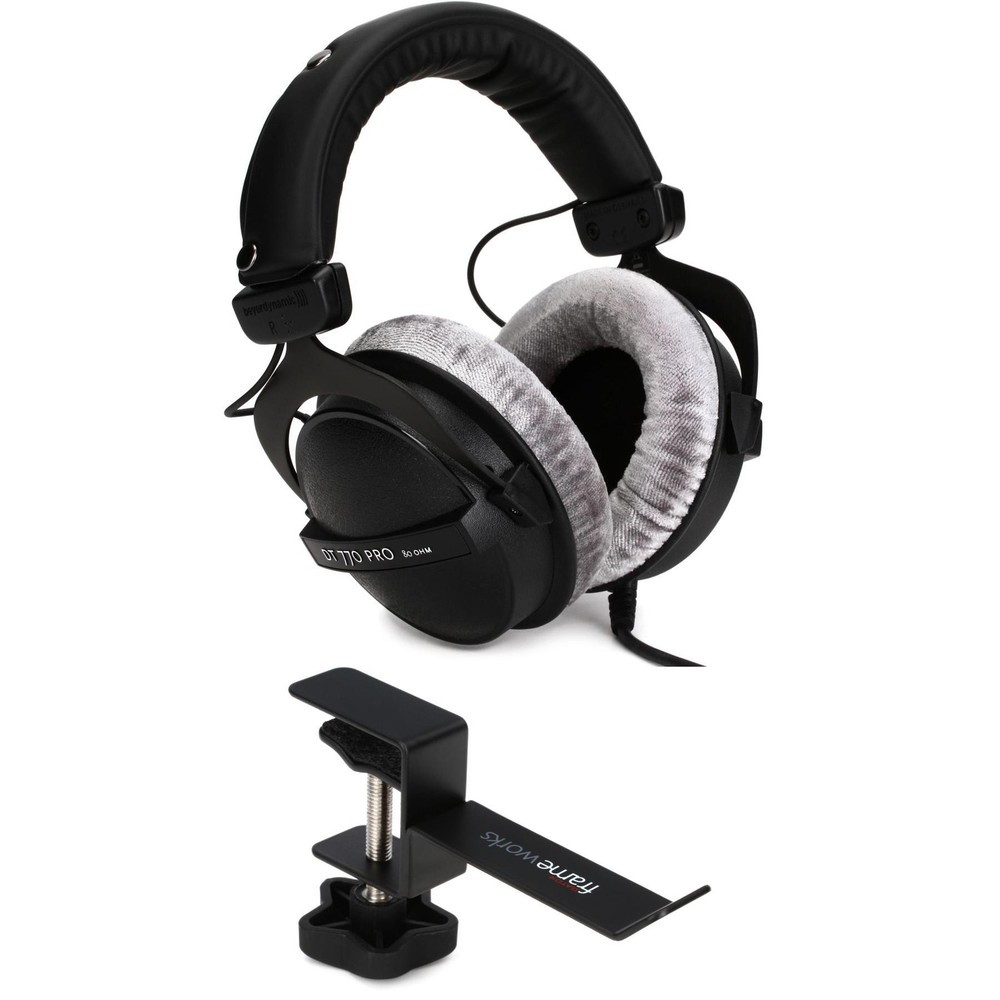 Beyerdynamic DT 770 Pro 80 Bundle with Hanger & Cable