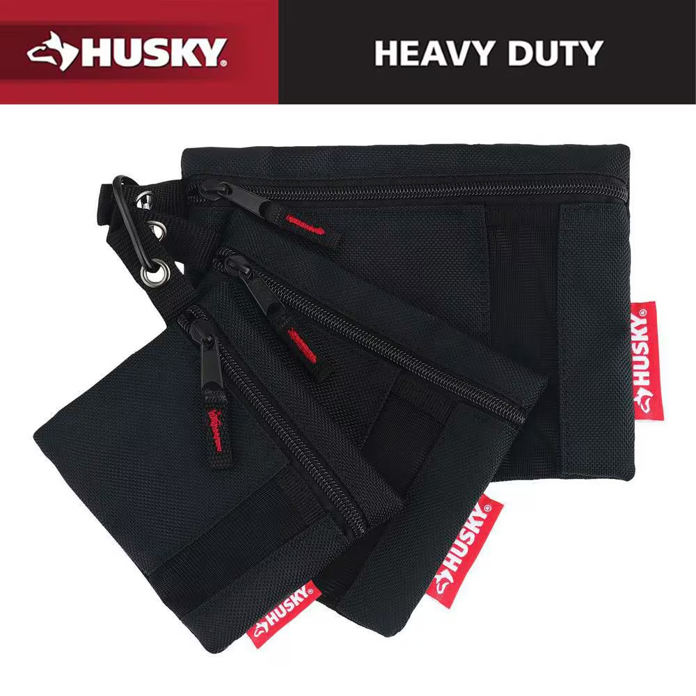 Assorted Size Parts Organizer Pouch Bag Set