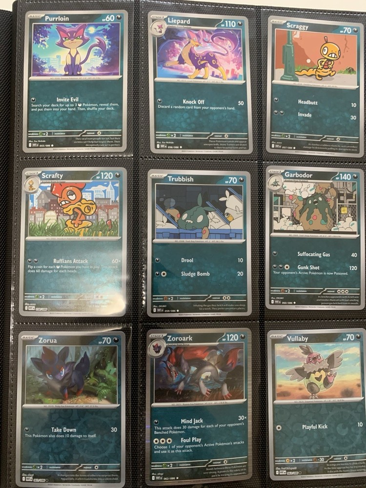 Pokemon White Flare Complete Base Set ( No Binder) C/UC/R/EX