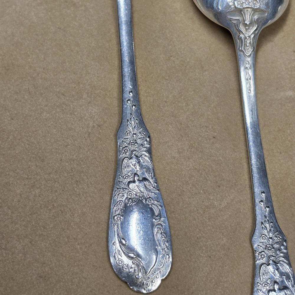 Small Henri Soufflot Spoons in Solid Silver