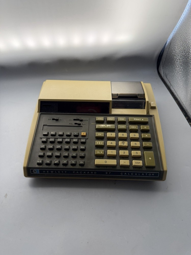 NICE VINTAGE HEWLETT PACKARD 97 CALCULATOR UNTESTED UNIT ONLY