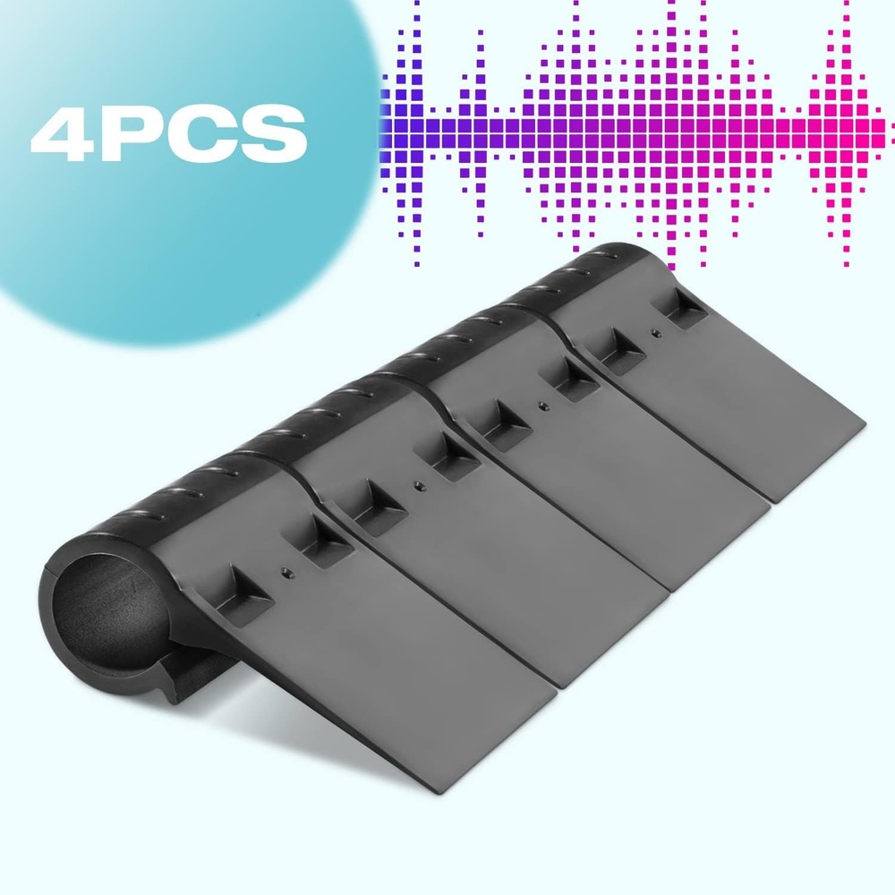 Bicycle Sound Maker Exhaust System 4pc Black