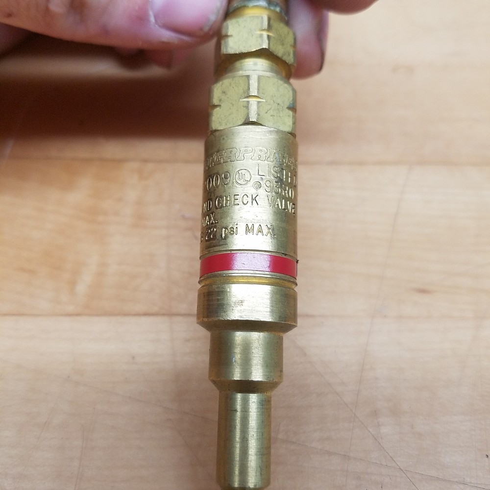 Western Enterprises QDF2009, Flash Arrestor and Check Valve. - USED