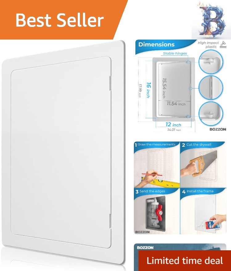 Lightweight 12 x 16 Drywall Access Panel - Ideal for Easy Maintenance and Access