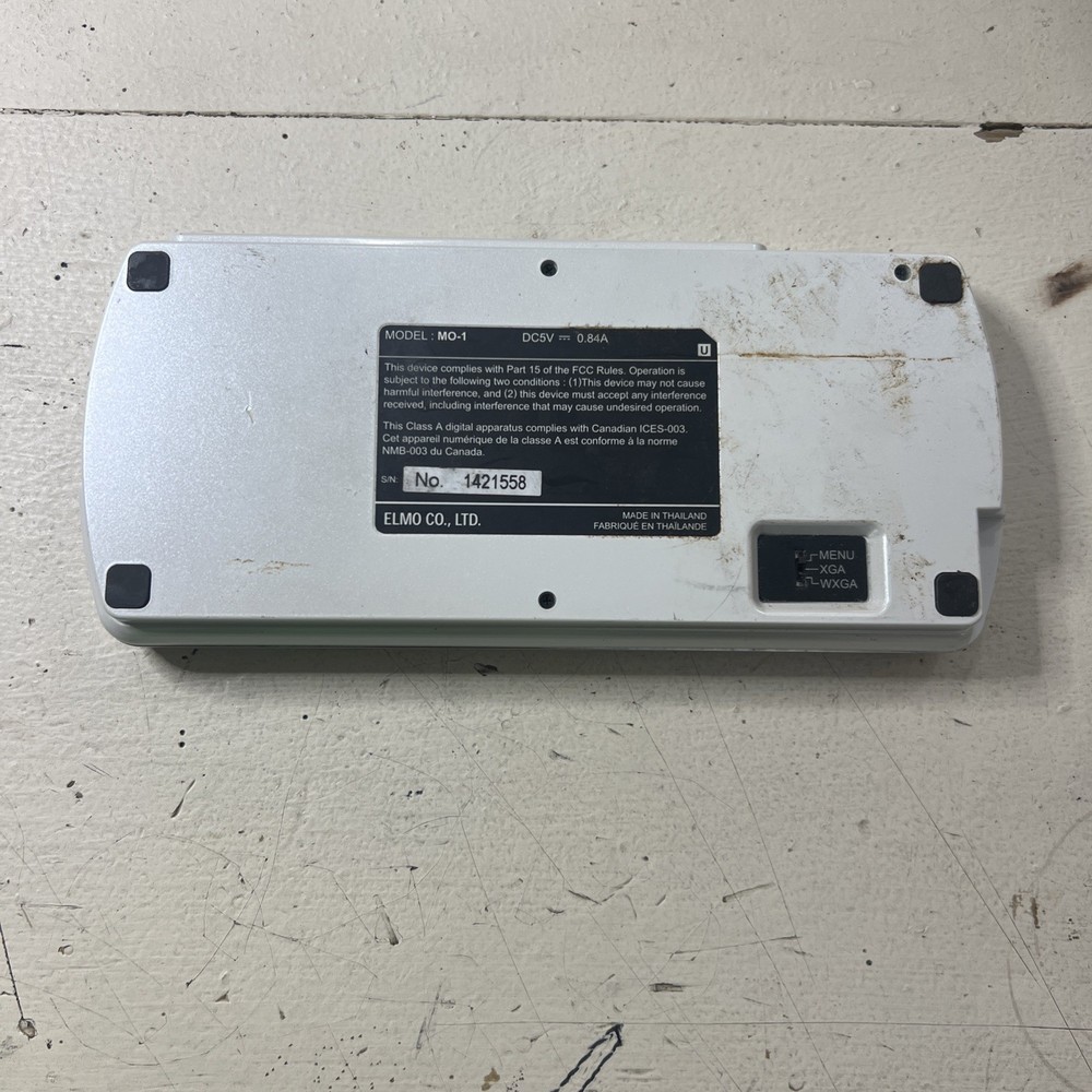 Elmo MO-1 High Resolution Visual Presenter Document Camera HDMI RGB