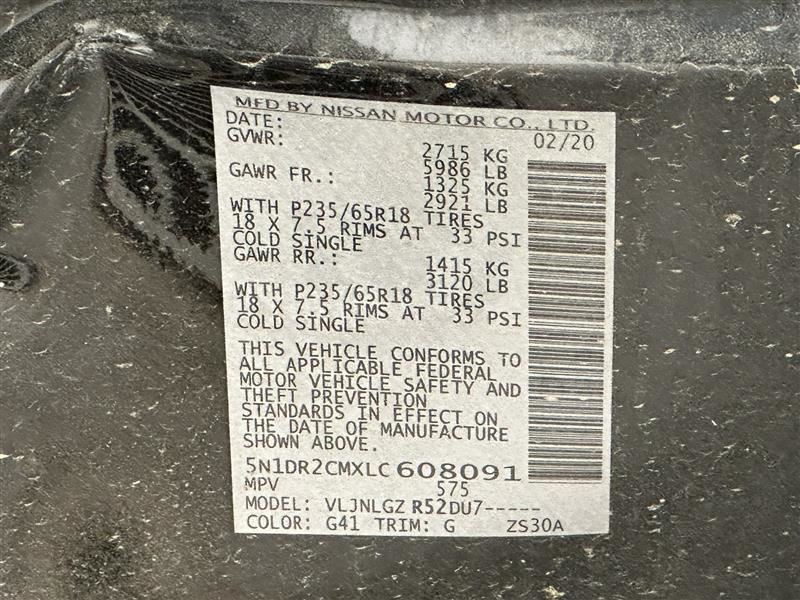 Passenger Camera/Projector Radar Unit Fits 17-20 PATHFINDER 2671753