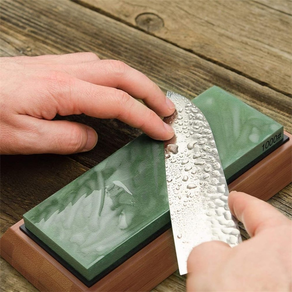 Whetstone Sharpening Stone 1000/4000 Grit Professional Kitchen Knife Sharpene...