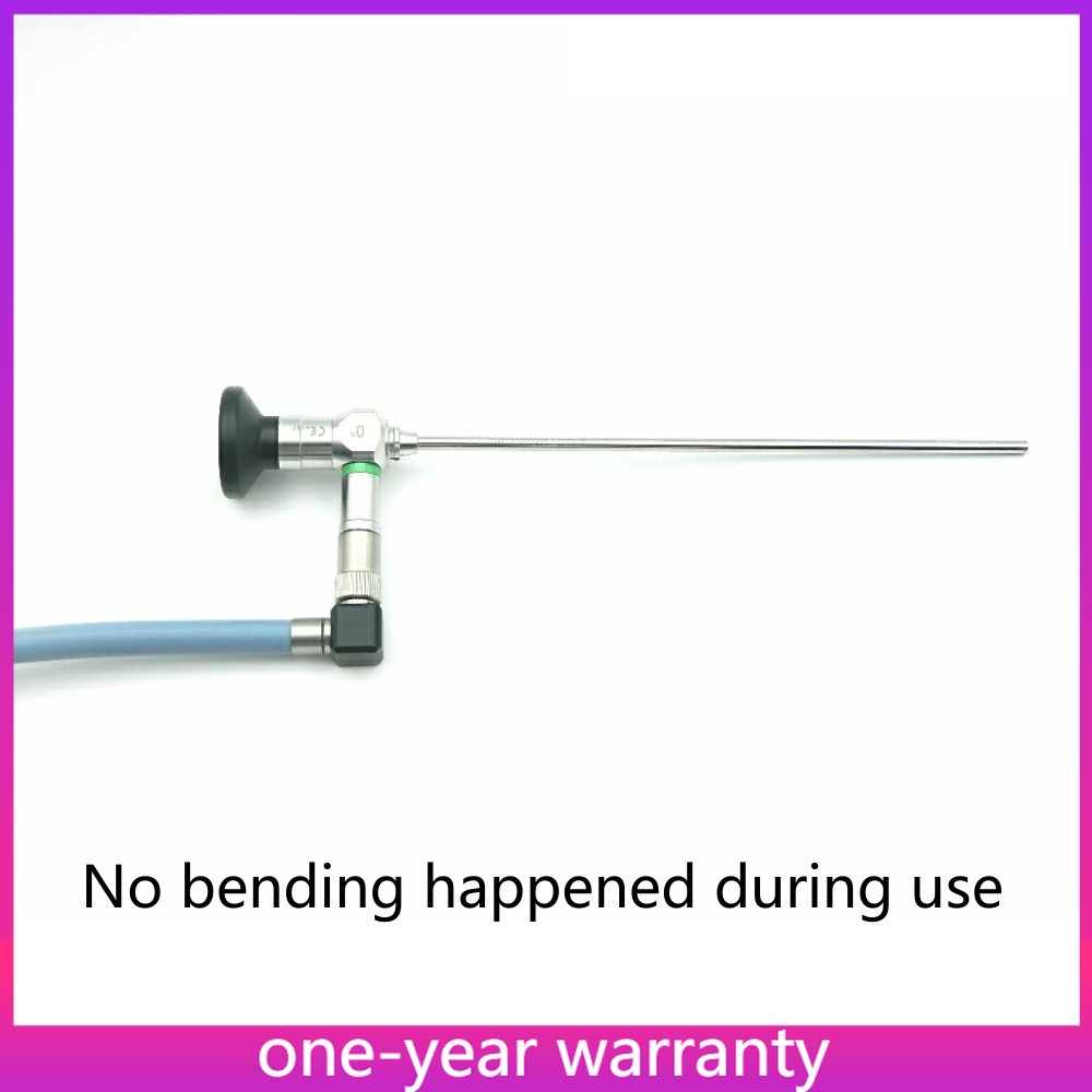 Medical Right Laparoscopic Angle Adapter Endoscope Light Source Optical Fiber