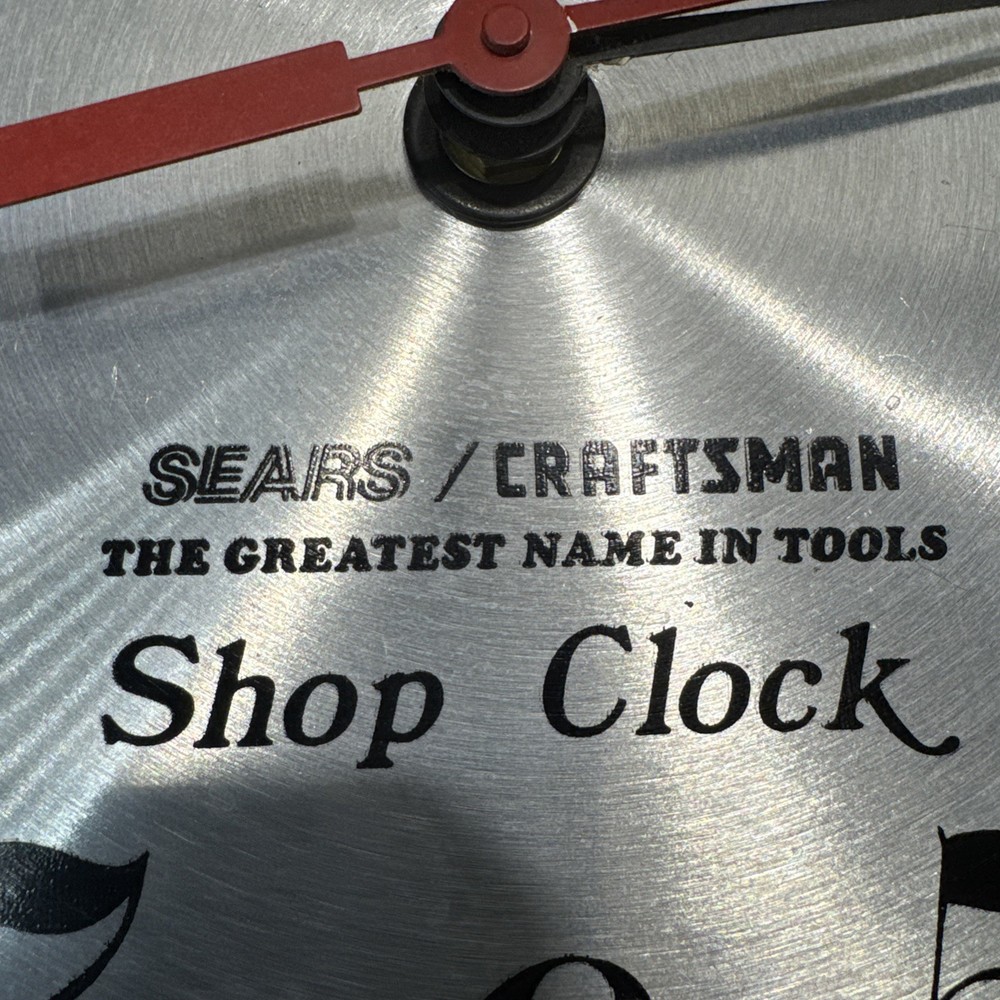 Sears Roebuck and Co. Saw Clock
