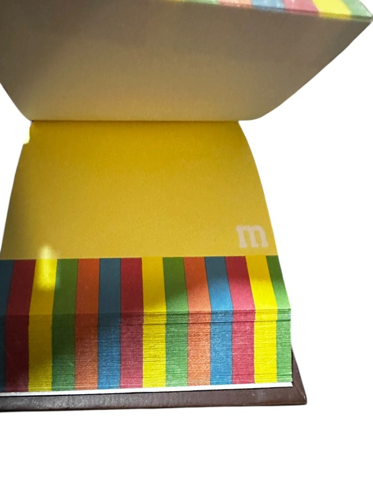 Vintage 2007?M&M's Studio 18 Note Pad Yellow