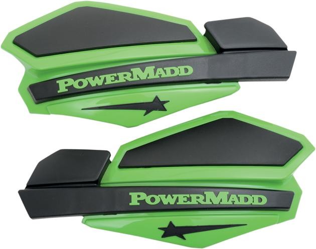 Powermadd Star Handguards Green/Black
