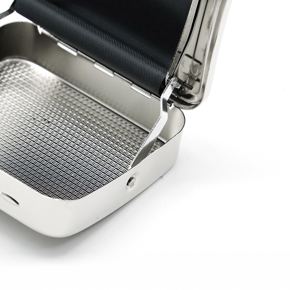 Metal Tobacco Rolling Machine - 70mm Cigarette Roller Case for Automatic Smoking