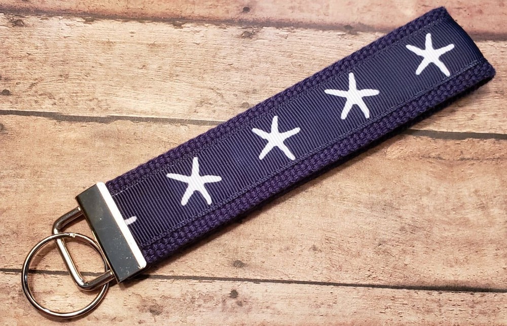 Starfish Wrist Keyfob / Wristlet Keychain