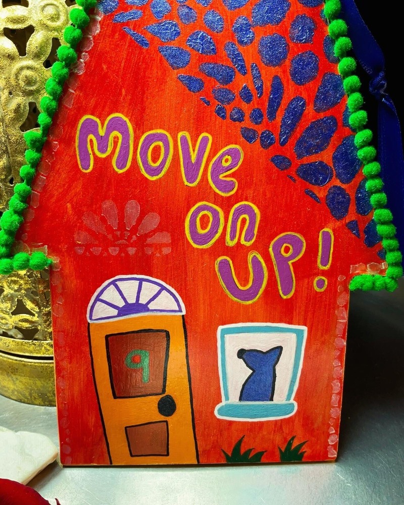 Wooden Hand Painted Artwork, Inspiration Message Board, Keepsake Gift Idea