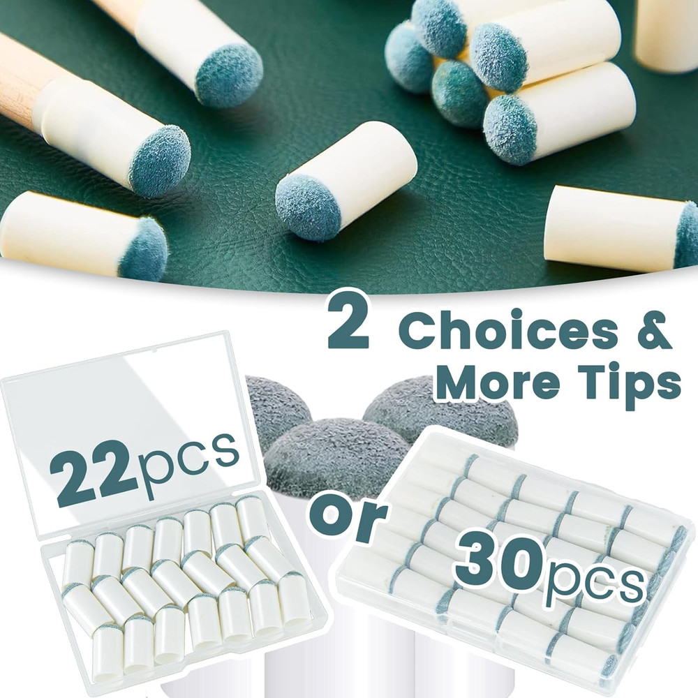 Puntas de taco de billar (22, 13 mm)