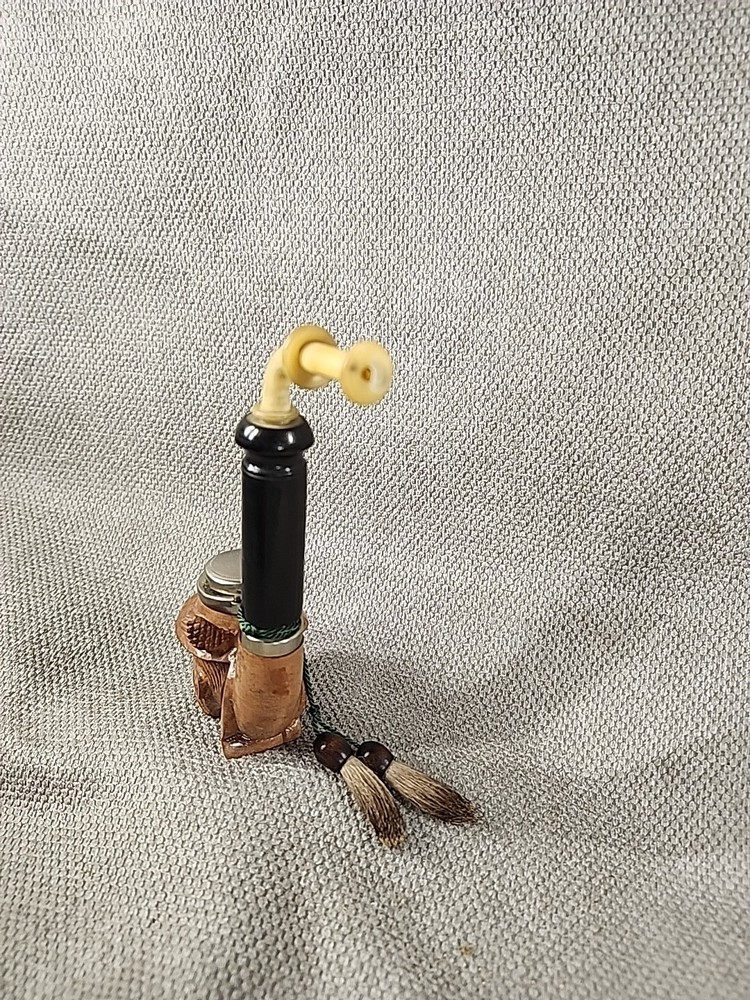 Antique German Figural Pipe Initial DH