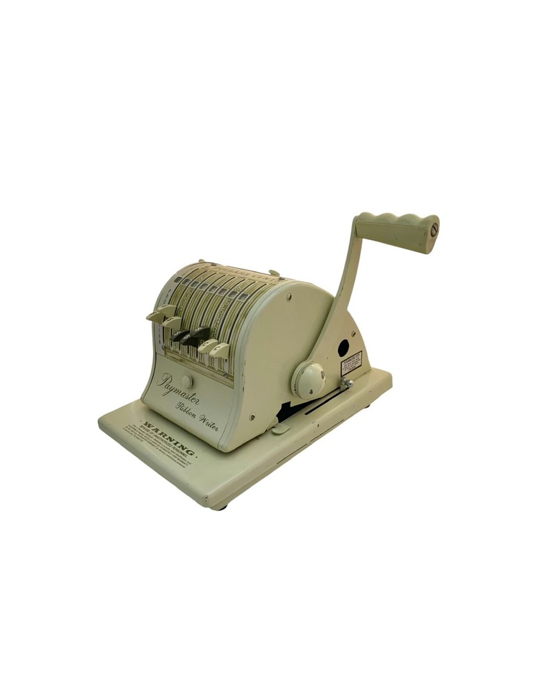 Paymaster Check Sealer Invoice Stamper Writing Machine Ribbon Writer 8000 Series