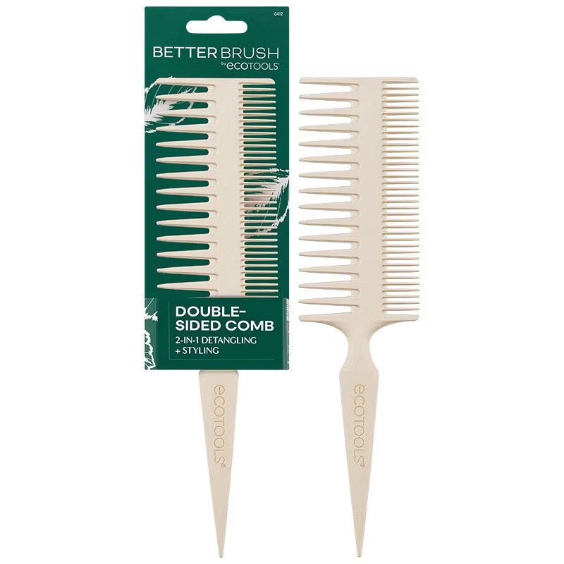 EcoTools Double Sided Comb, Bamboo