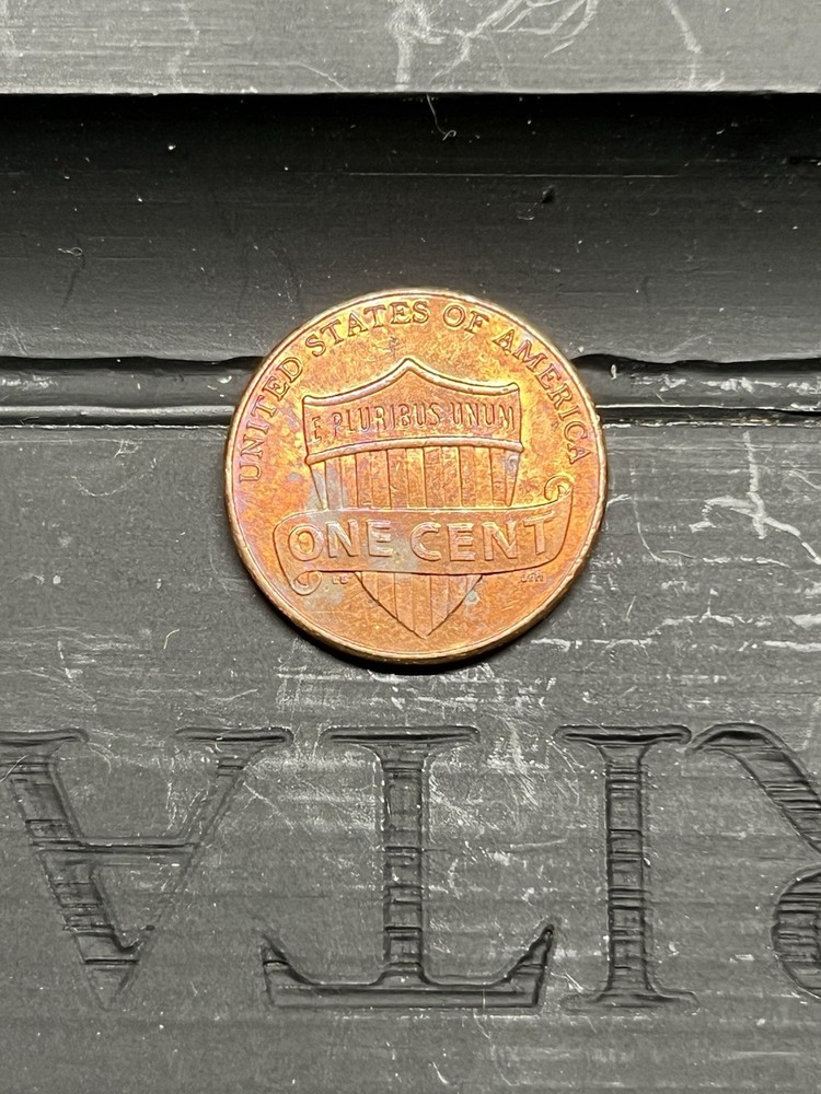 2014 Purple Toned Lincoln Cent