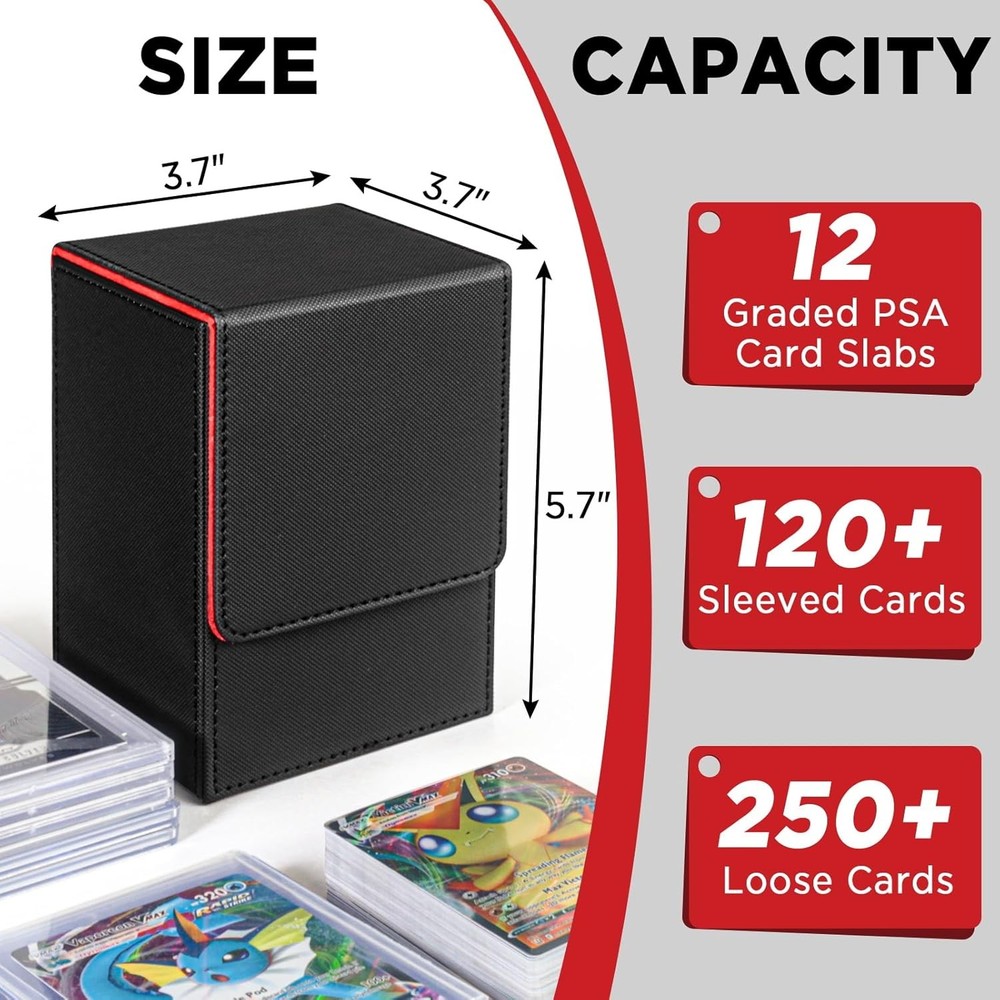 Protective Storage Box for Graded Trading Cards